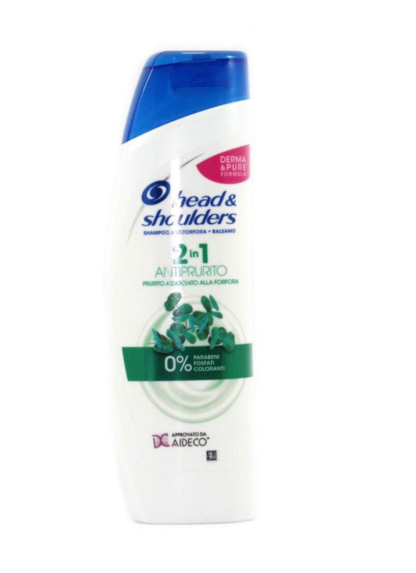 Head and Shoulders Shampoo Antiprurito 2in1 250ml
