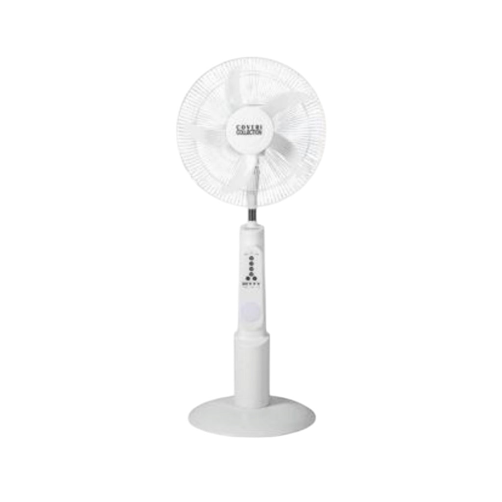 Coveri Collection Ventilatore a Piantana Ricaricabile con Telecomando 55W