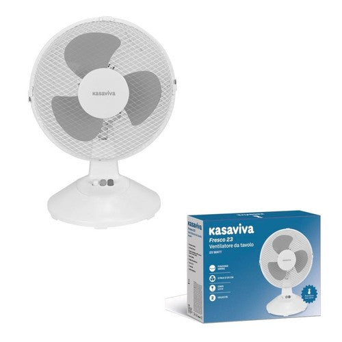 Kasaviva Fresco 23 Ventilatore da Tavolo 25W