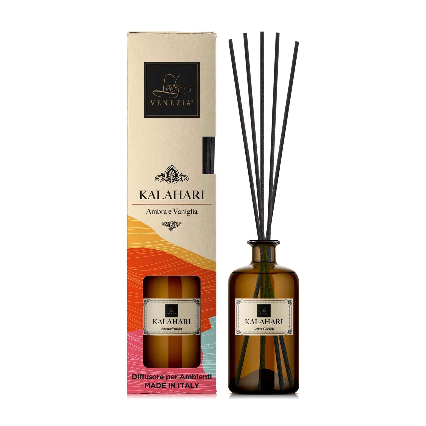 Lady Venezia Diffusore Africa 500ml - Ambra & Vaniglia