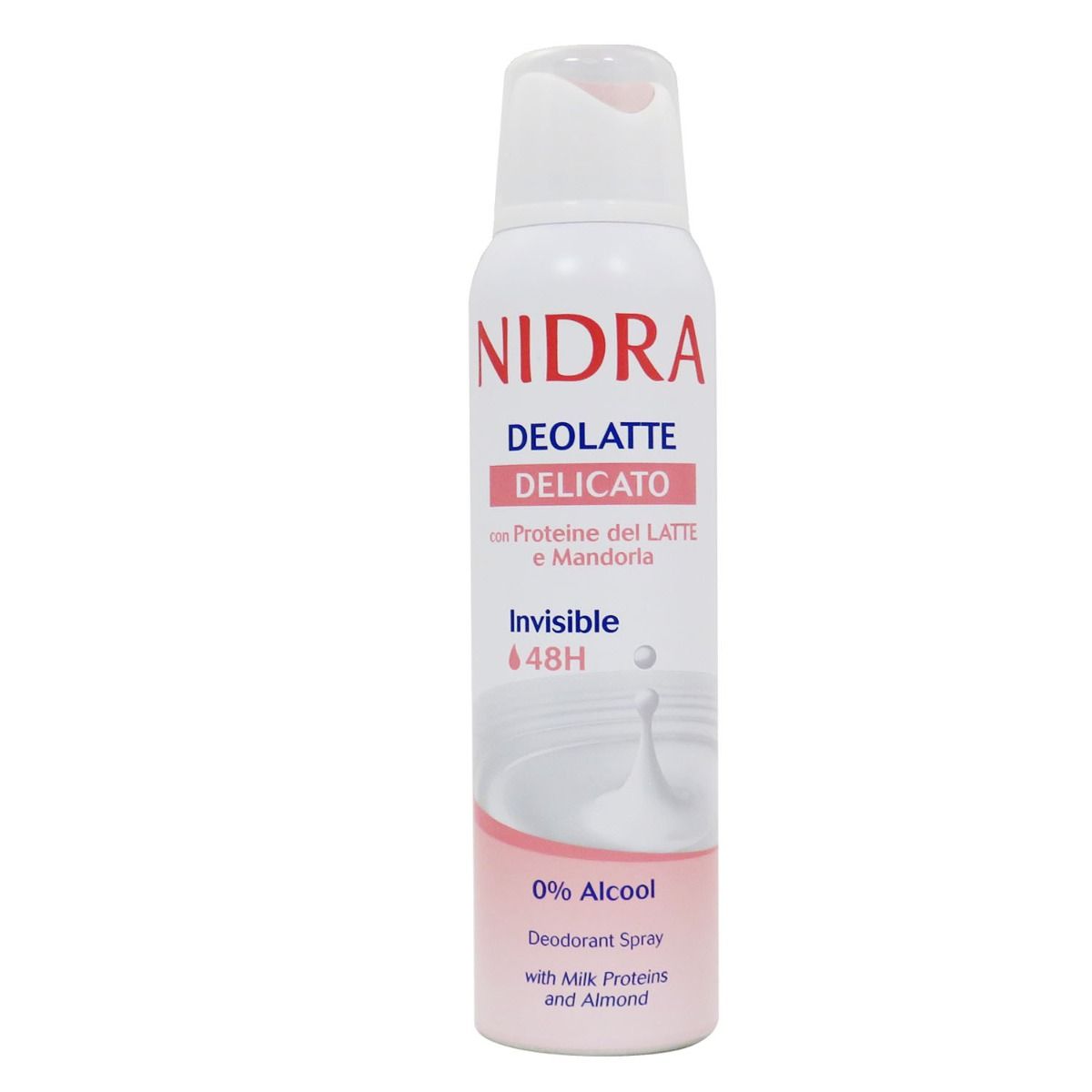 Nidra Deodorante Delicato Spray con Proteine del Latte e Mandorla 150ml