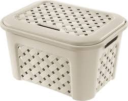 Portabiancheria Tontarelli Arianna 23,6L Crema