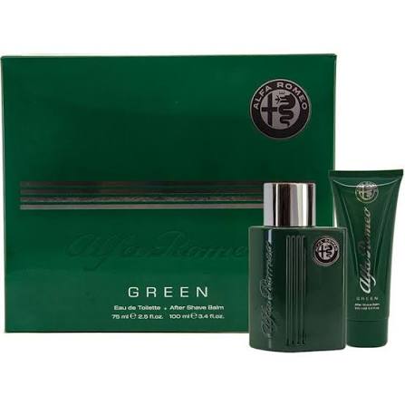 Cofanetto Alfa Romeo Green Eau de Toilette 75ml + After Shave Balm 100ml