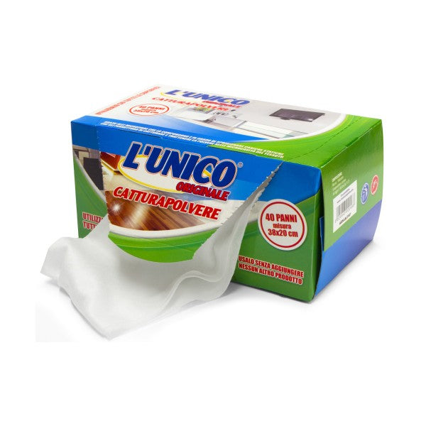 L'Unico Panni Cattura Polvere cm 38x20 - 36 pezzi
