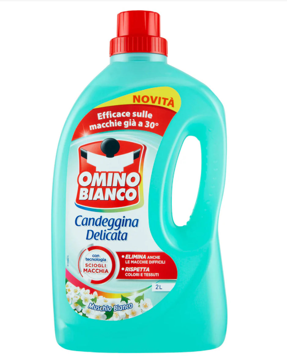 Omino Bianco Candeggina Delicata Muschio Bianco 2L