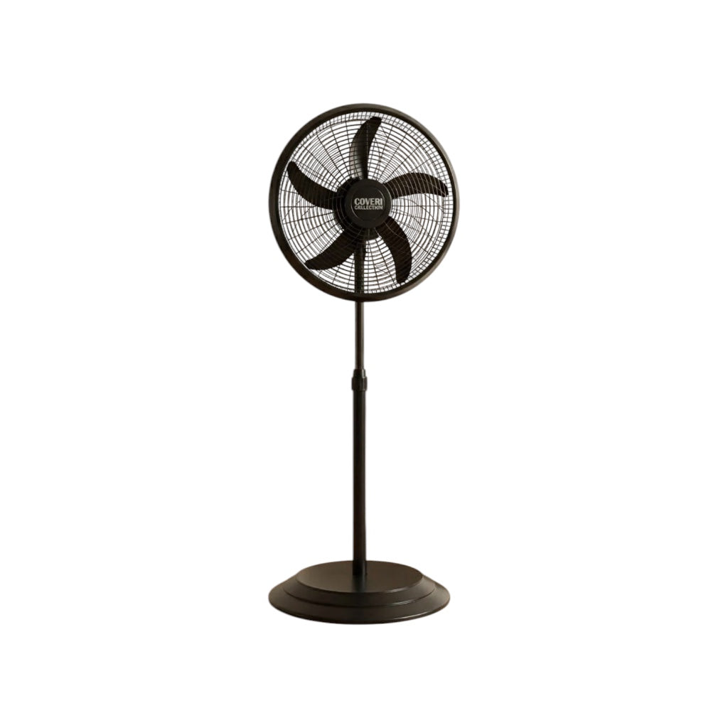 Coveri Collection Ventilatore a Piantana Full Color Total Black 75W