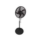 Coveri Collection Ventilatore a Piantana Full Color Total Black 75W