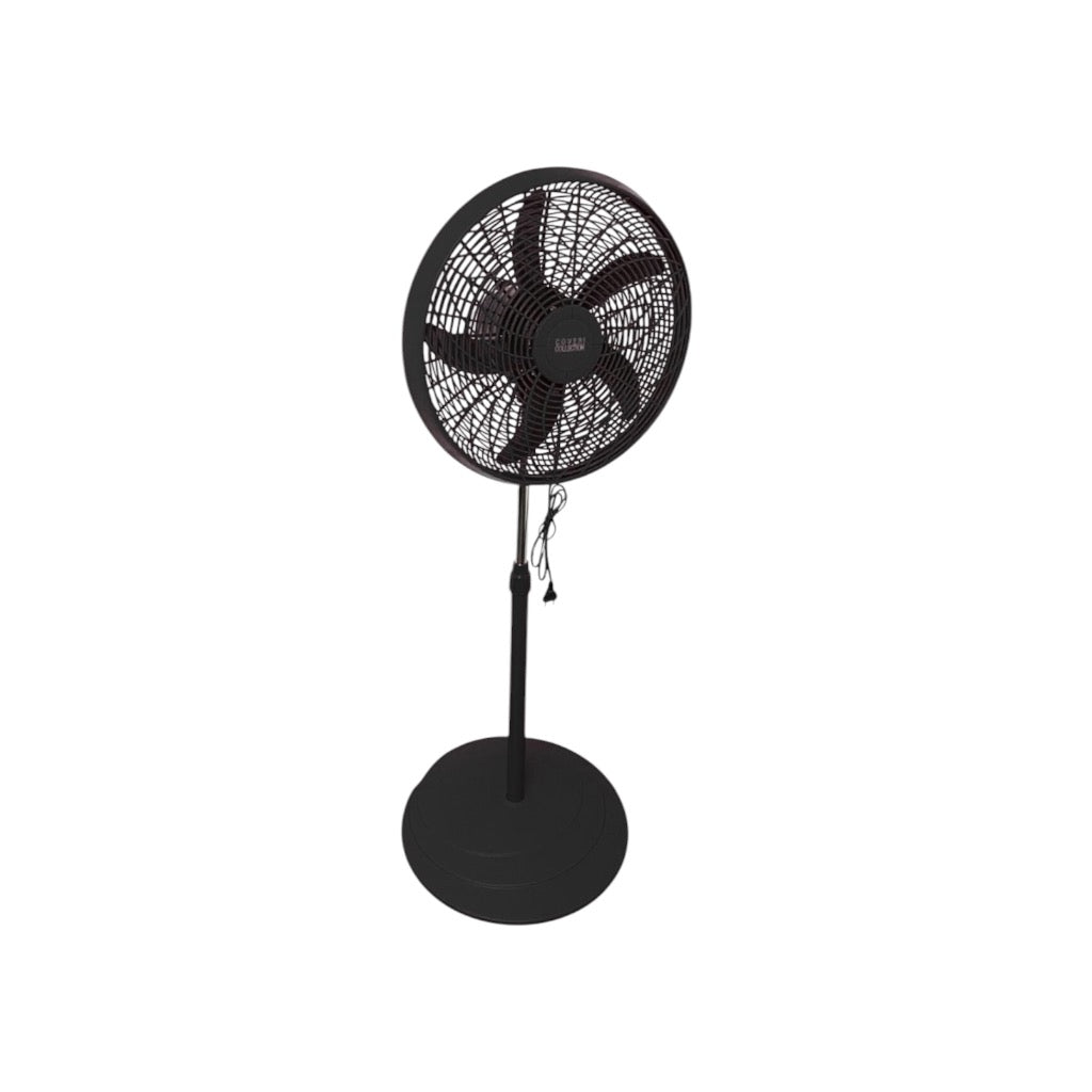 Coveri Collection Ventilatore a Piantana Full Color Total Black 75W