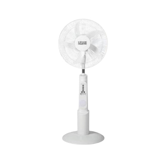 Coveri Collection Ventilatore a Piantana Ricaricabile con Telecomando 55W