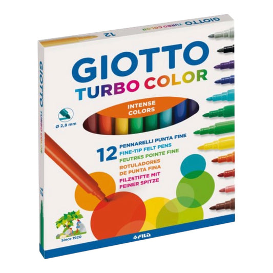 Giotto Turbo Color 12 Pennarelli