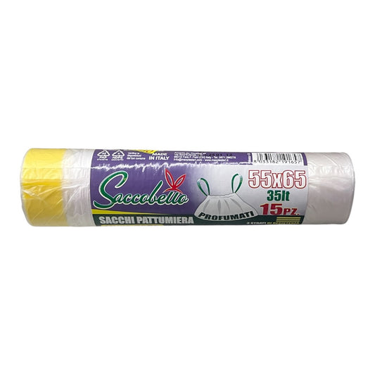 Saccobello Sacchi Pattumiera Profumati 55 x 65 15pz