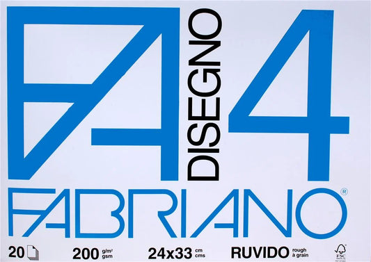 Fabriano Blocco Disegno F4 cm24x33 Ruvido