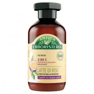 Antica Erboristeria 2in1 Shampoo & Balsamo Idratante Latte di Riso e Frutto della Passione 225ml