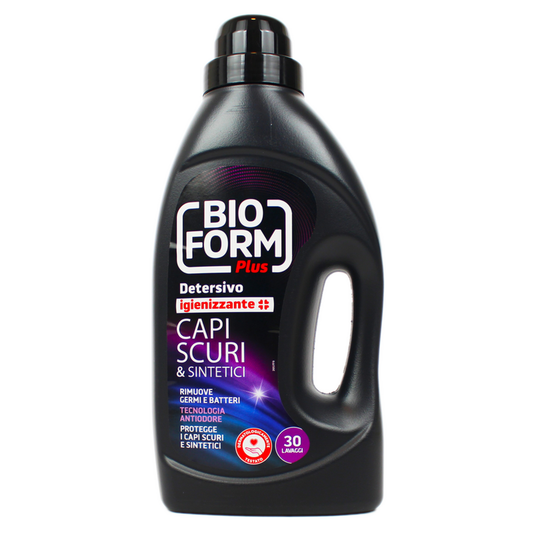 Bio Form Plus Detersivo Igienizzante Capi Scuri e Sintetici 1625ml