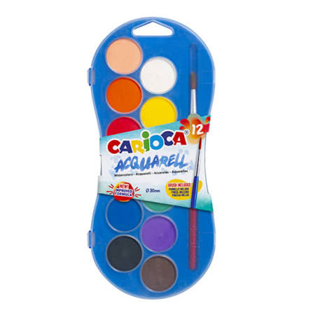 Carioca Acquarell 12 Acquerelli