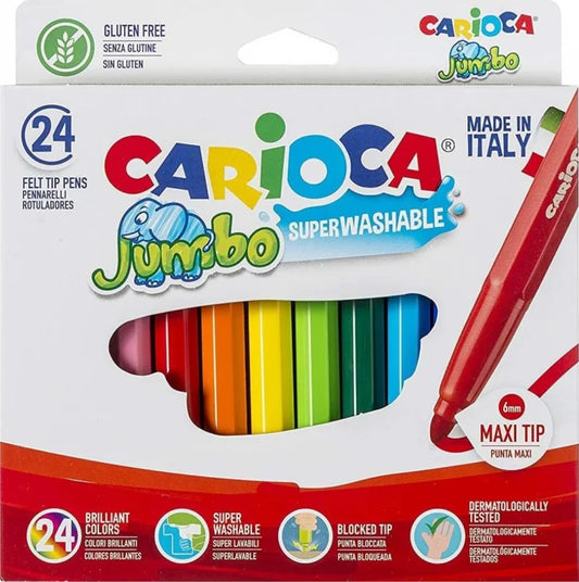 Carioca Jumbo 24 Pennarelli Maxi