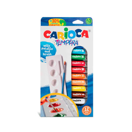Carioca Tempera da 12 pezzi