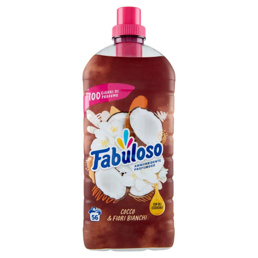 Fabuloso Ammorbidente Concentrato Cocco e Fiori Bianchi 1,25L