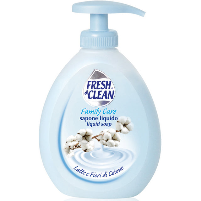 Fresh&Clean Sapone Liquido Latte e Fiori di Cotone 300ml