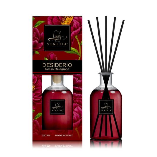 Lady Venezia Diffusore Ambiente Desiderio 500ml - Rosso Melograno