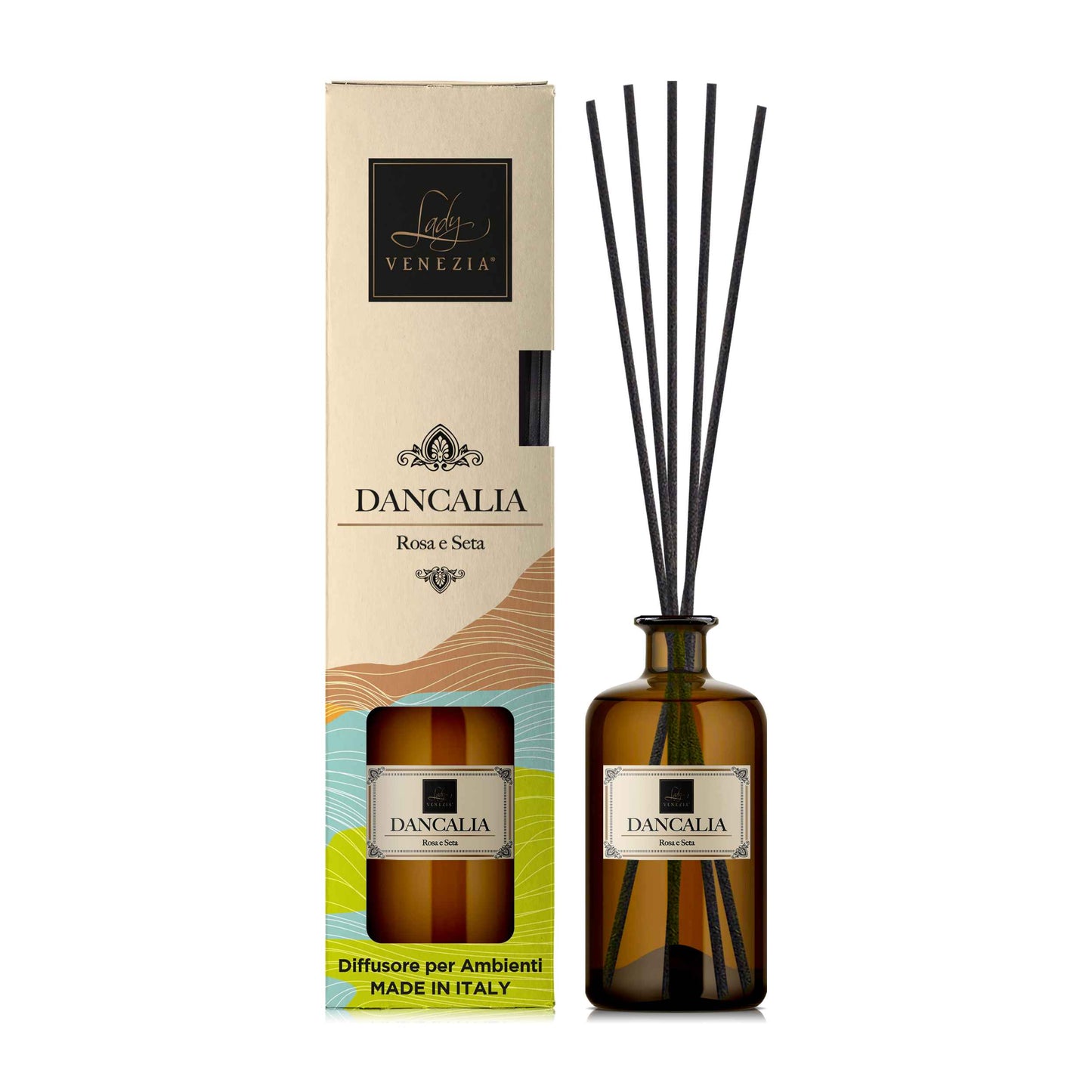 Lady Venezia Diffusore Africa 500ml - Rosa & Seta