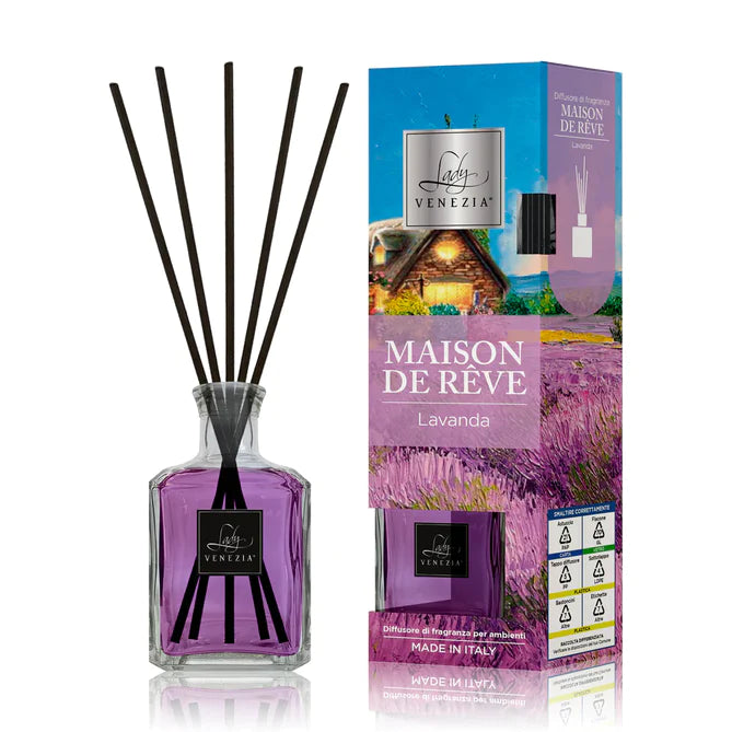 Lady Venezia Diffusore di Fragranza per Ambienti Maison de Reve 250ml - Lavanda