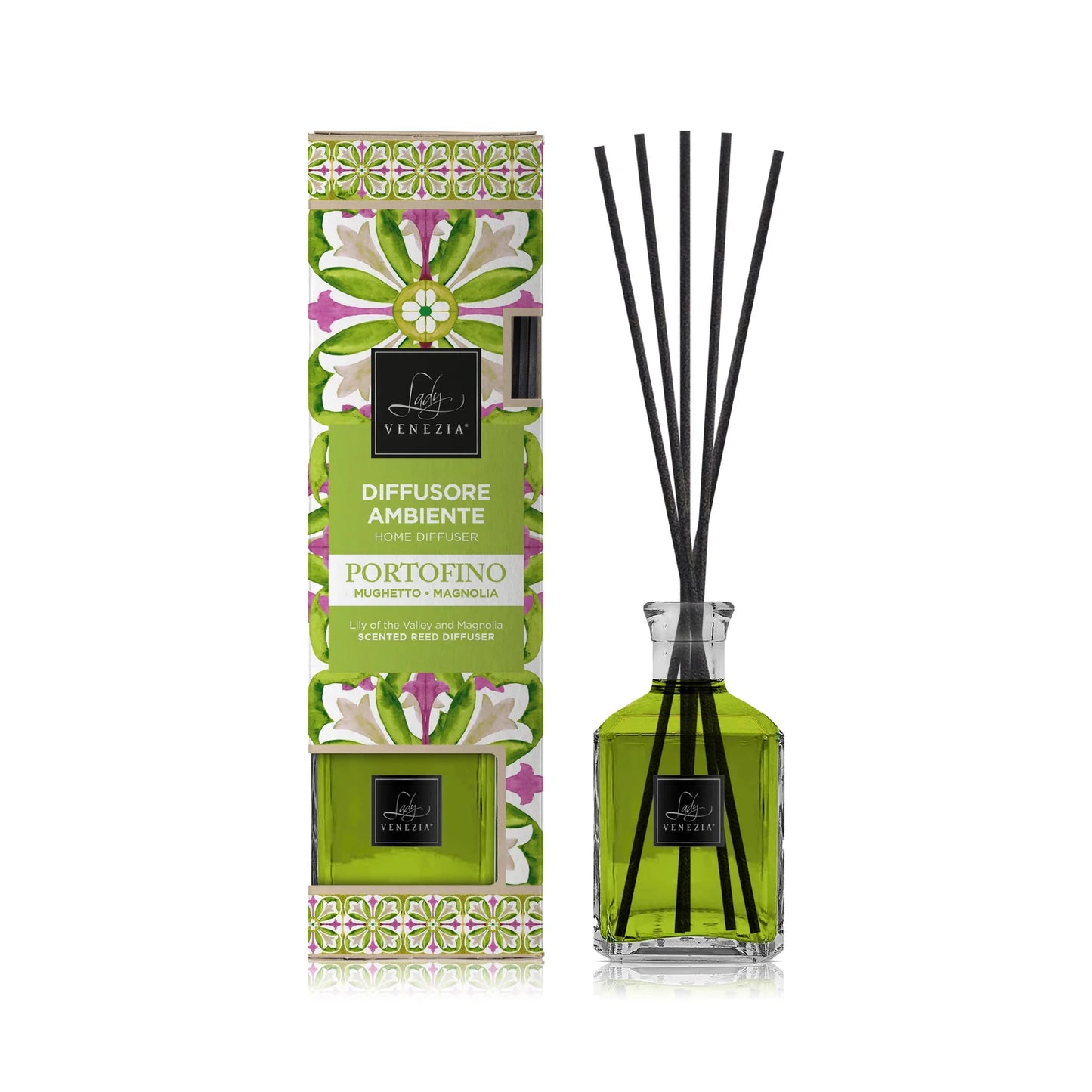 Lady Venezia Diffusore Ambiente Portofino 250ml - Mughetto e Magnolia