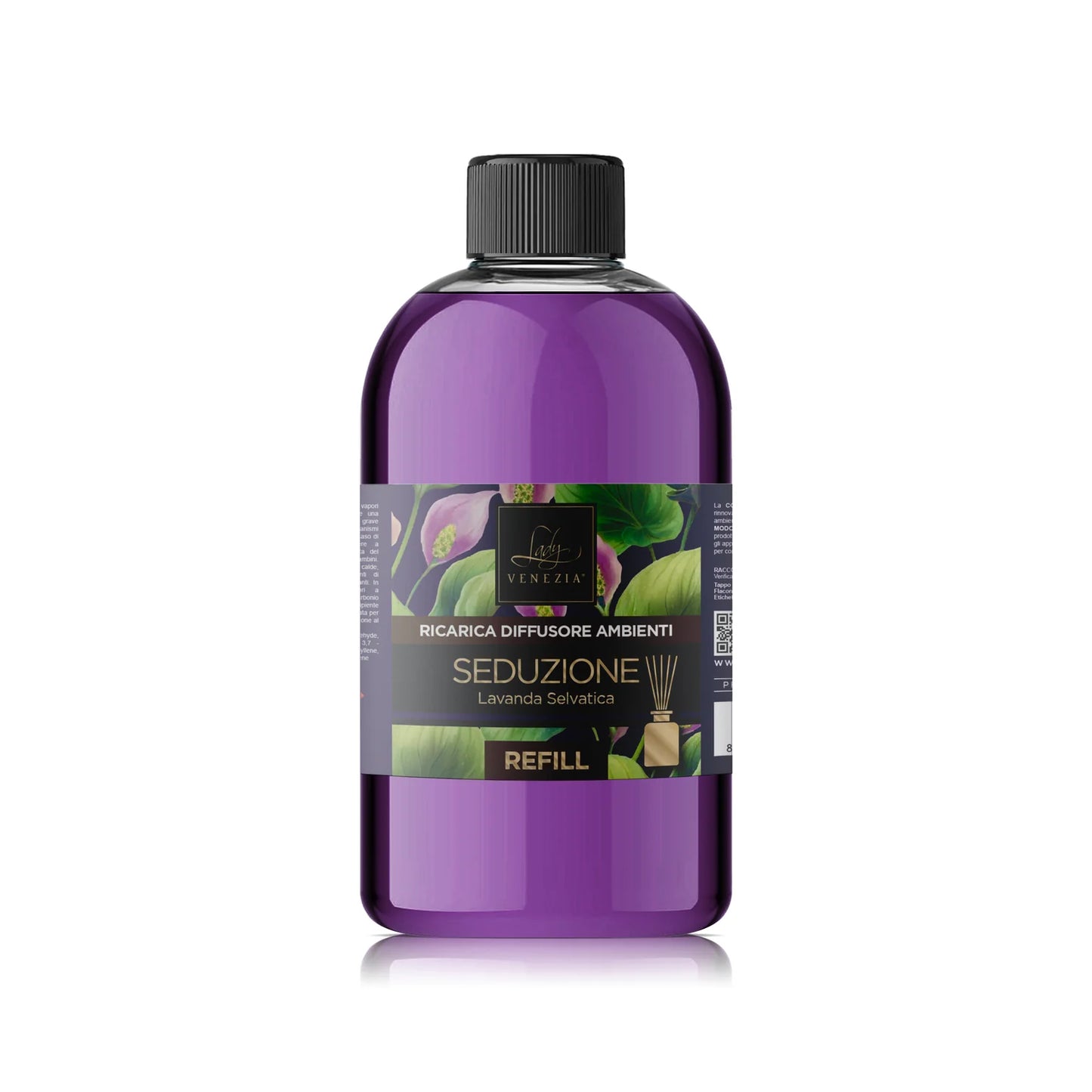 Lady Venezia Ricarica Diffusore Ambiente Collezione Sensazionale 500ml - Seduzione Lavanda Selvatica