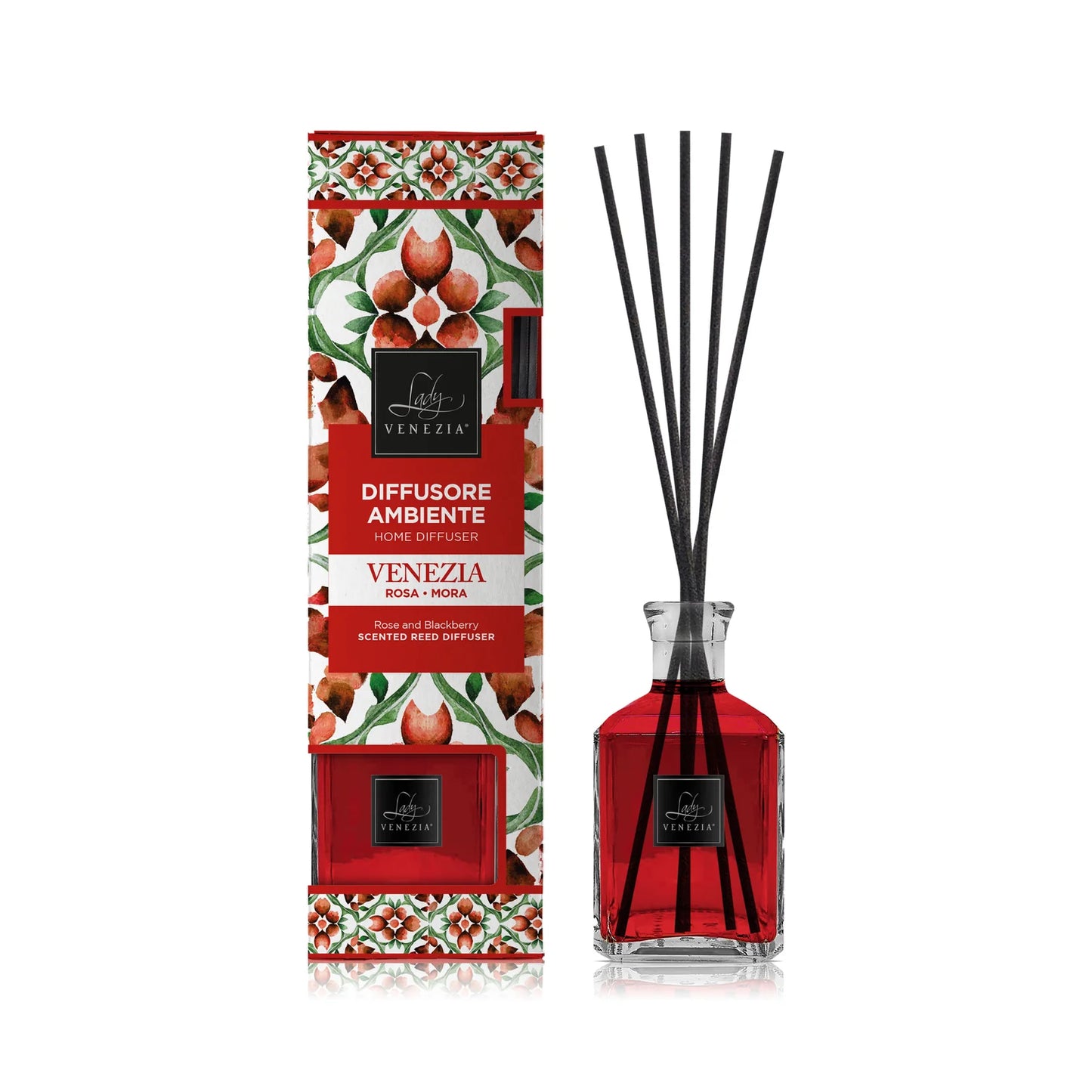 Lady Venezia Diffusore Ambiente Venezia 250ml - Rosa e Mora