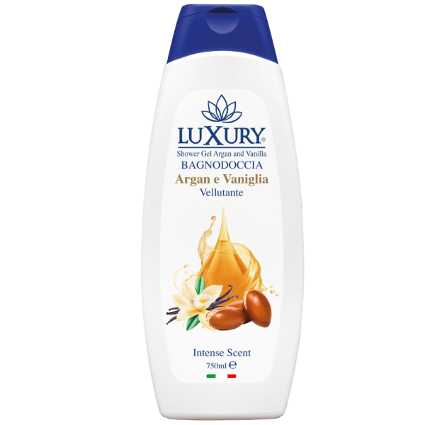 Luxury Bagnodoccia Argan e Vaniglia 750ml