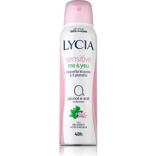 Lycia Deo Spray Sensitive Melissa e Fiori d'Acqua 150ml