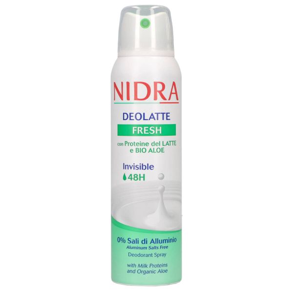 Nidra Deodorante Fresh Spray con Proteine del Latte e Bio Aloe 150ml