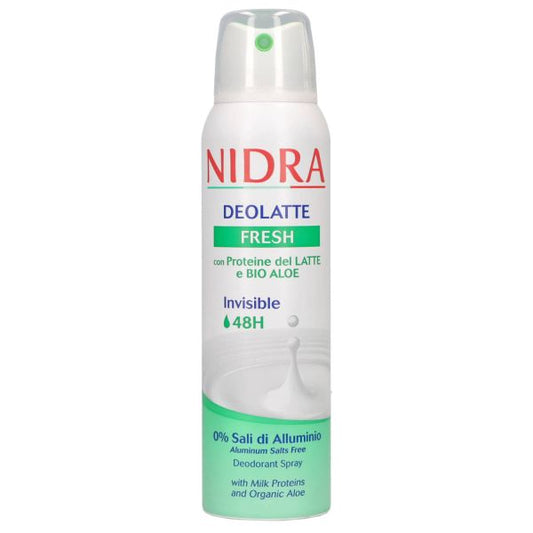 Nidra Deodorante Fresh Spray con Proteine del Latte e Bio Aloe 150ml