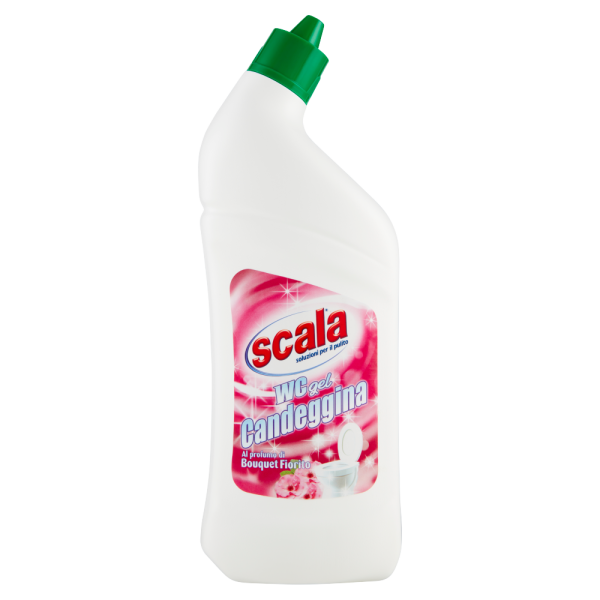 Scala Wc Gel con Candeggina al Profumo di Bouquet Fiorito 750ml
