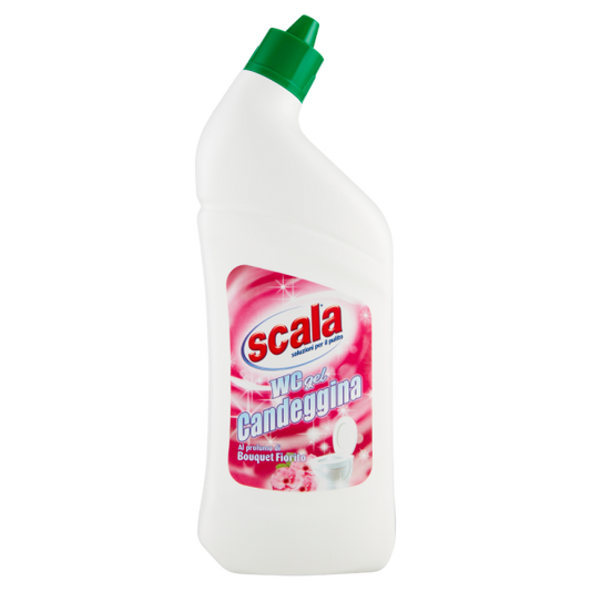 Scala Wc Gel con Candeggina al Profumo di Bouquet Fiorito 750ml