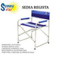 Sunny Star Sedia Regista Blu fasciata