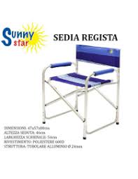 Sunny Star Sedia Regista Blu fasciata
