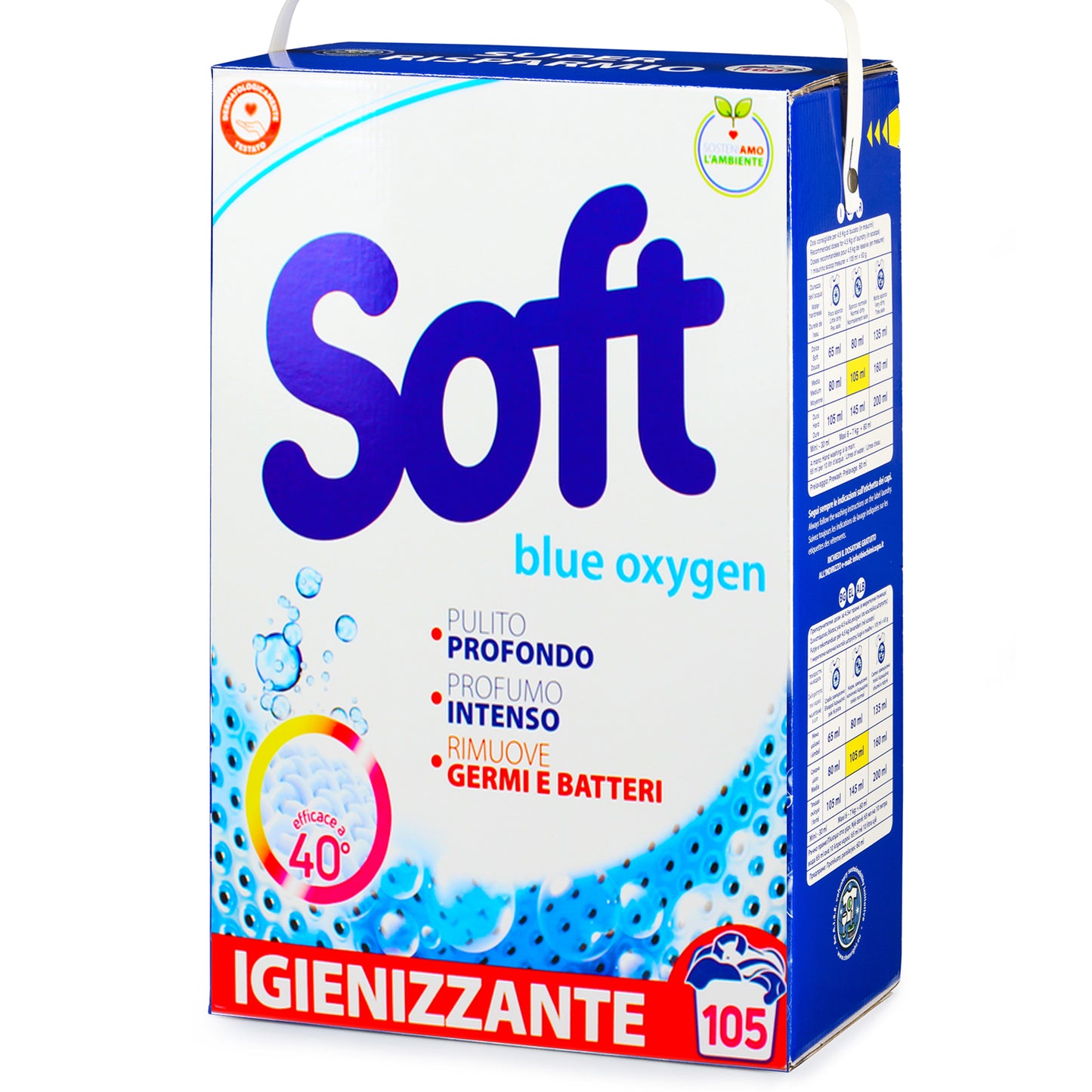 Soft Blue Oxygen Detersivo in Polvere 5,250 kg