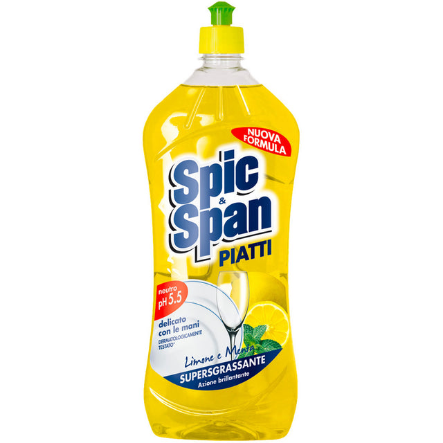 Spic & Span Piatti Limone e Menta 1000ml