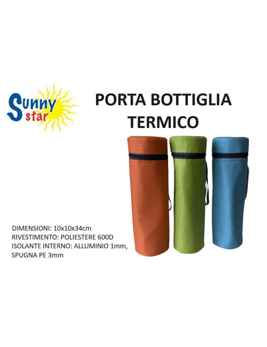 Sunny Star Portabottiglia termico Tinta Unita assortiti 2L