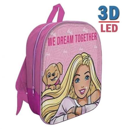 Zaino per Scuola Materna Barbie con Luci