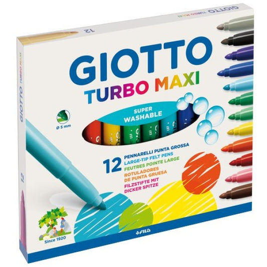 Giotto Turbo Maxi 12 Pennarelli