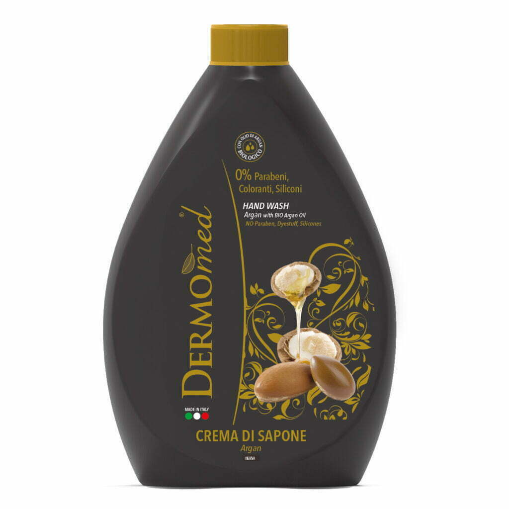 Dermomed Crema di Sapone Mani Argan Ricarica 1000ml