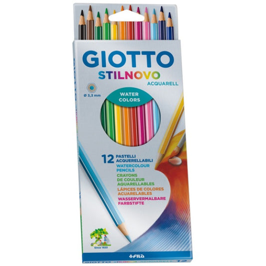 Giotto Stilnovo Acquarell 12 Pastelli