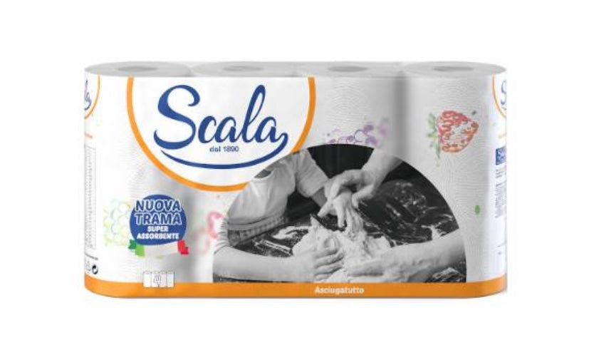 Scala Asciugatutto 2 Veli - 4 rotoli