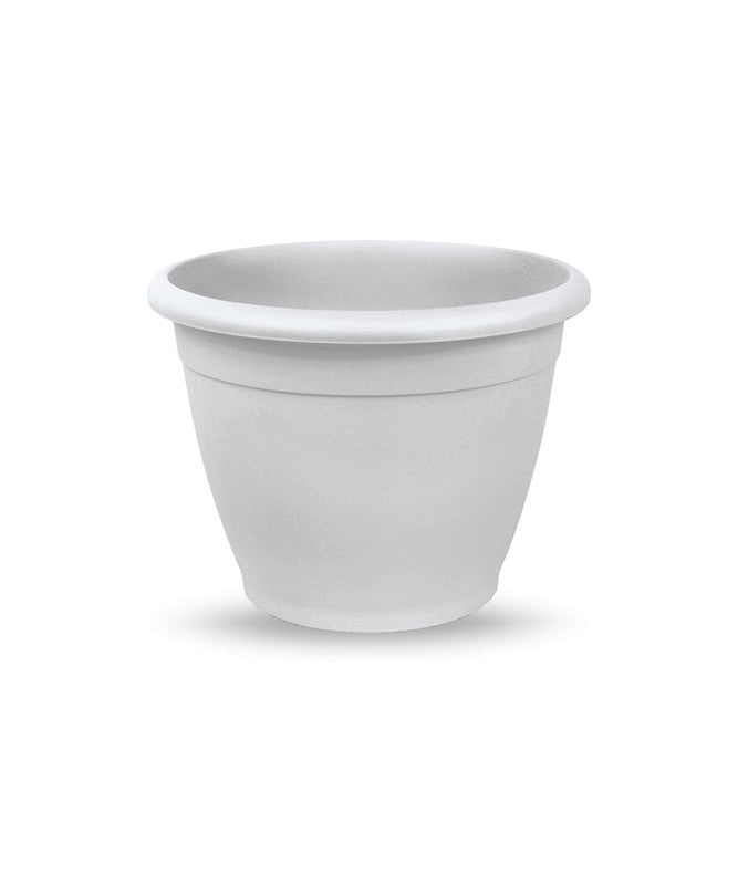 Vaso Naxos Ø cm30x23H in Plastica colore Bianco